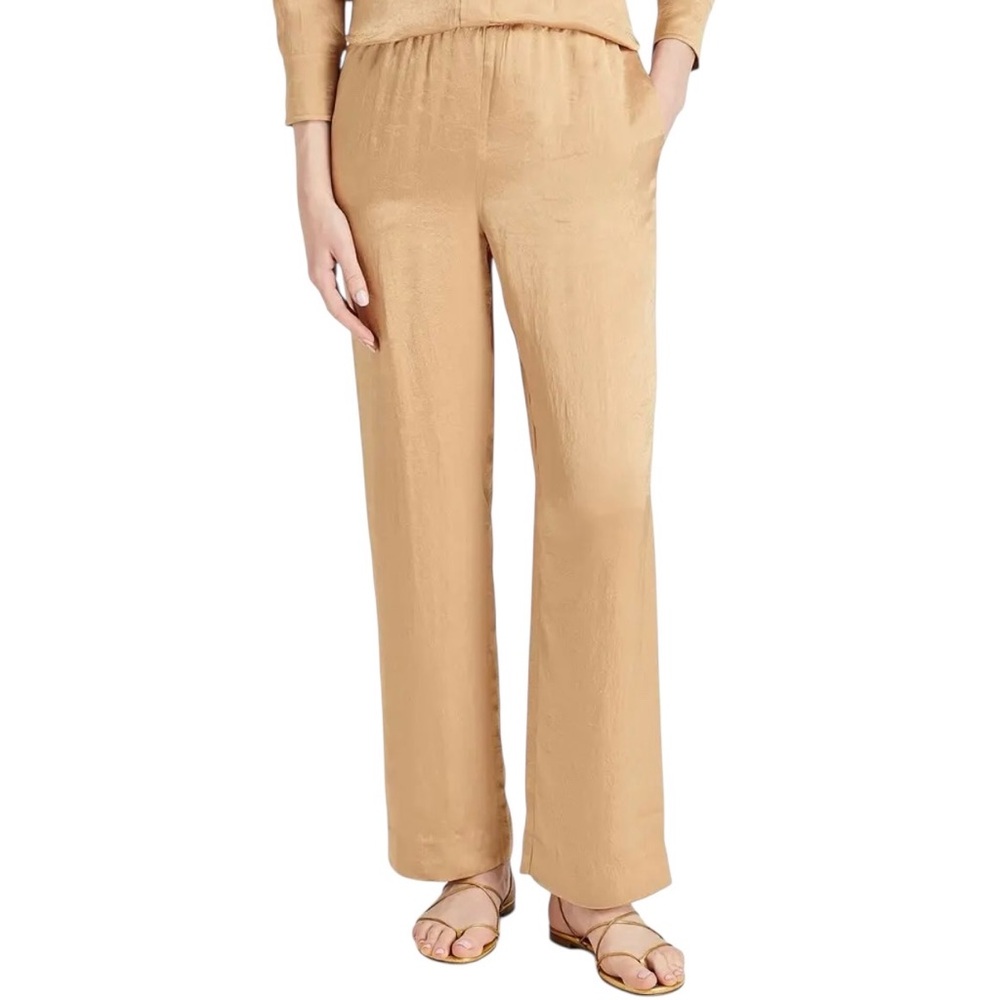 NWT SOLID AND STRIPED THE ELLIS PANT-GOLD IN CHAMPAGNE SIZE M